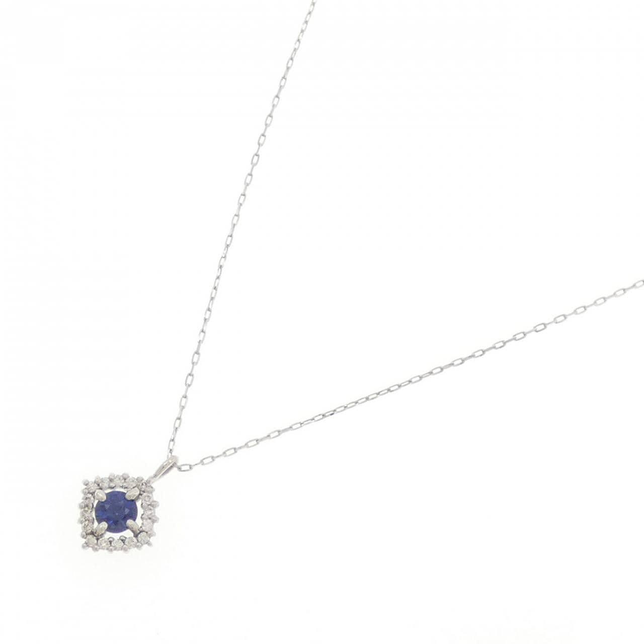 [新品] PT950/PT900 藍寶石項鍊 0.18CT
