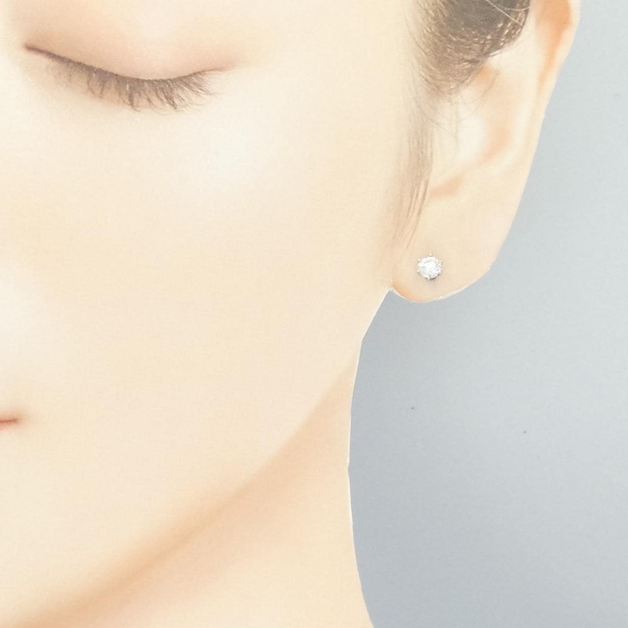 【リメイク】PT900/ST ダイヤモンド ピアス 0.326CT 0.329CT D VS2 3EXT H&C