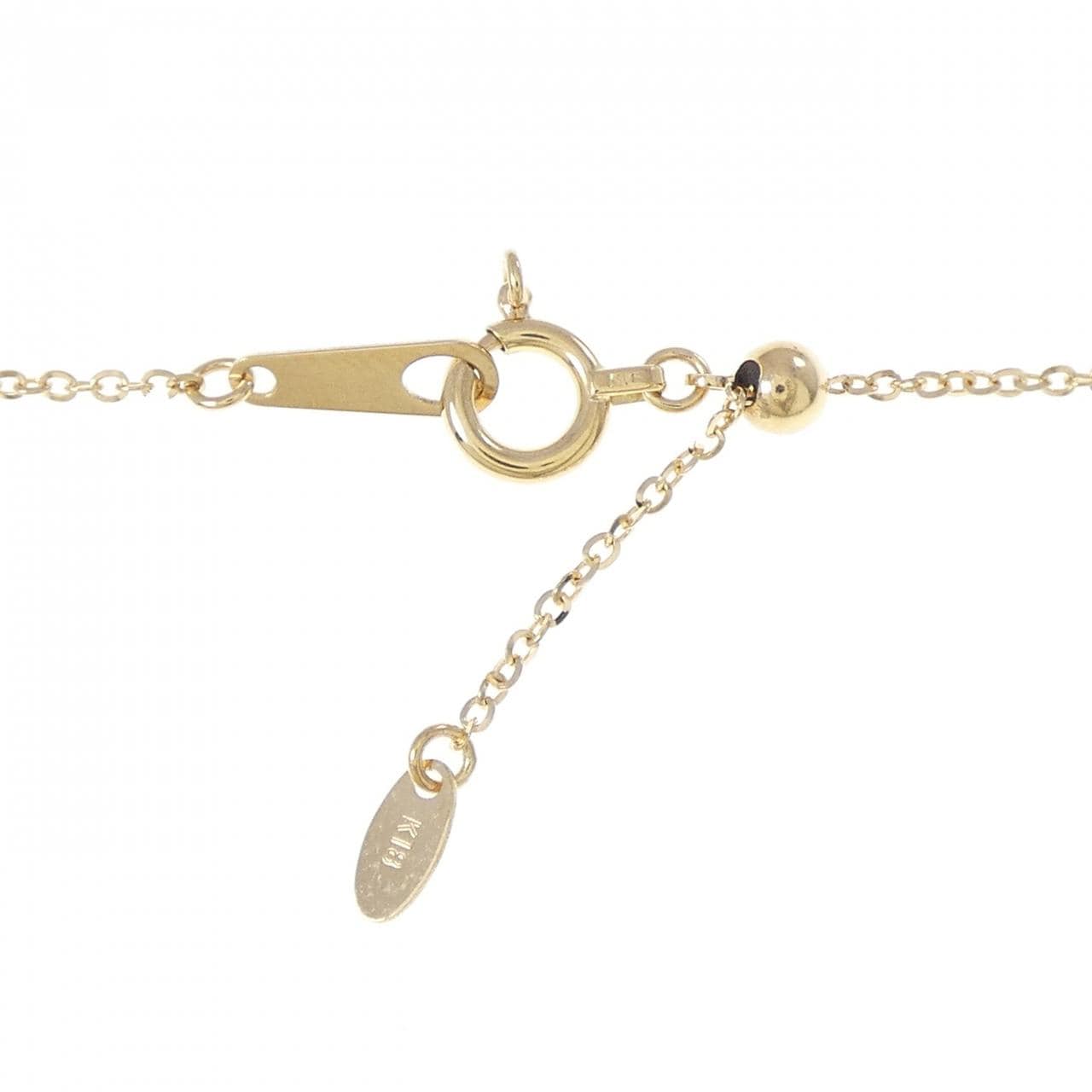 K18YG ダイヤモンド ネックレス 1.064CT H SI2 ハートシェイプ