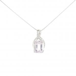 PT900/PT850 クンツァイト ネックレス 6.65CT