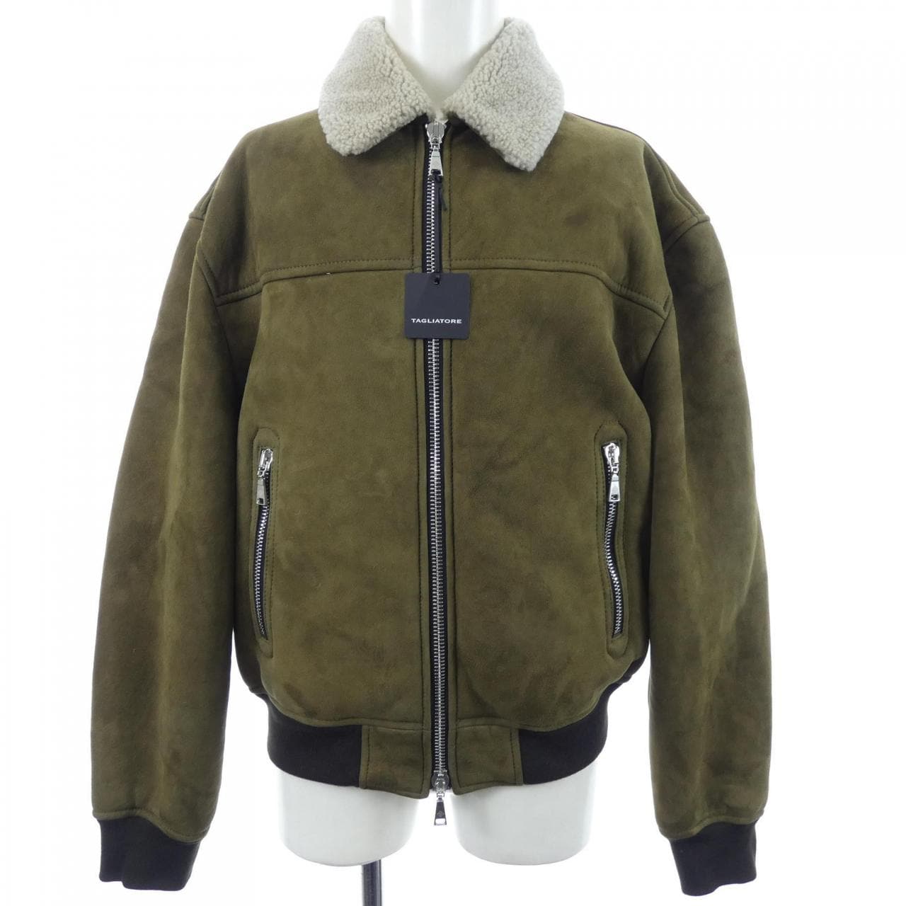 タリアトーレ TAGLIATORE WALSH ムートンジャケット