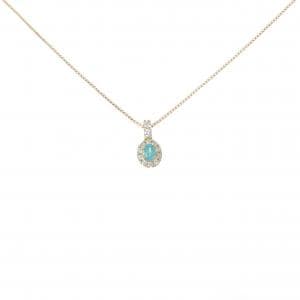K18YG トルマリン ネックレス 0.07CT