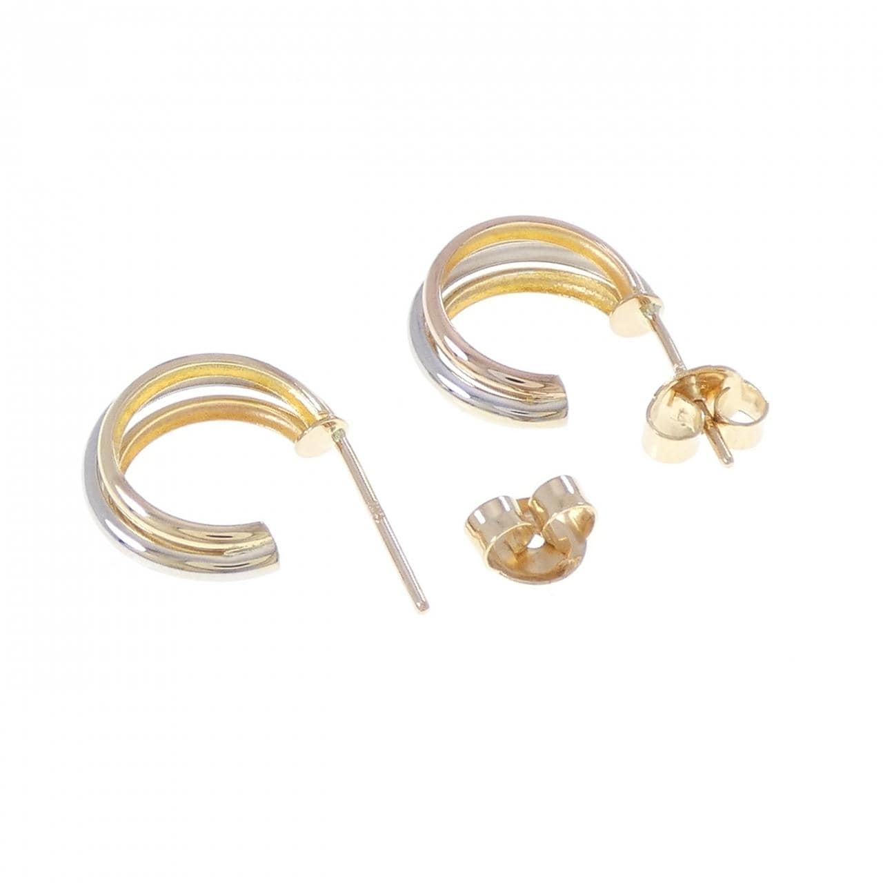 750スリーカラー ピアス