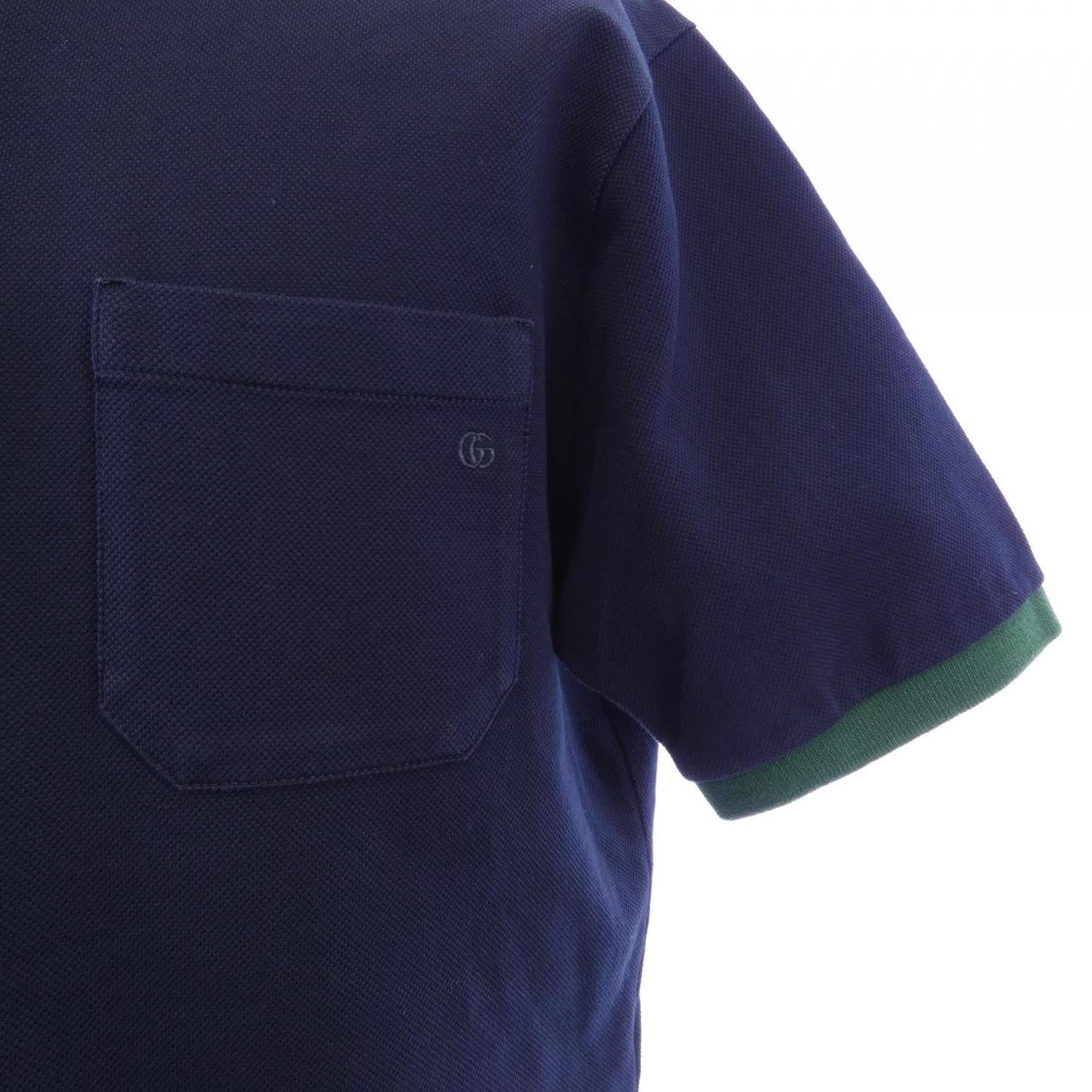 グッチ GUCCI ウェブ ストライプ カラー(襟)付き コットンピケ ポロシャツ 701735 XJELJ ポロシャツ