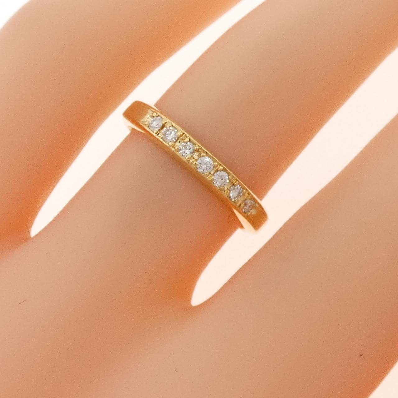 K18YG ダイヤモンド リング 0.10CT