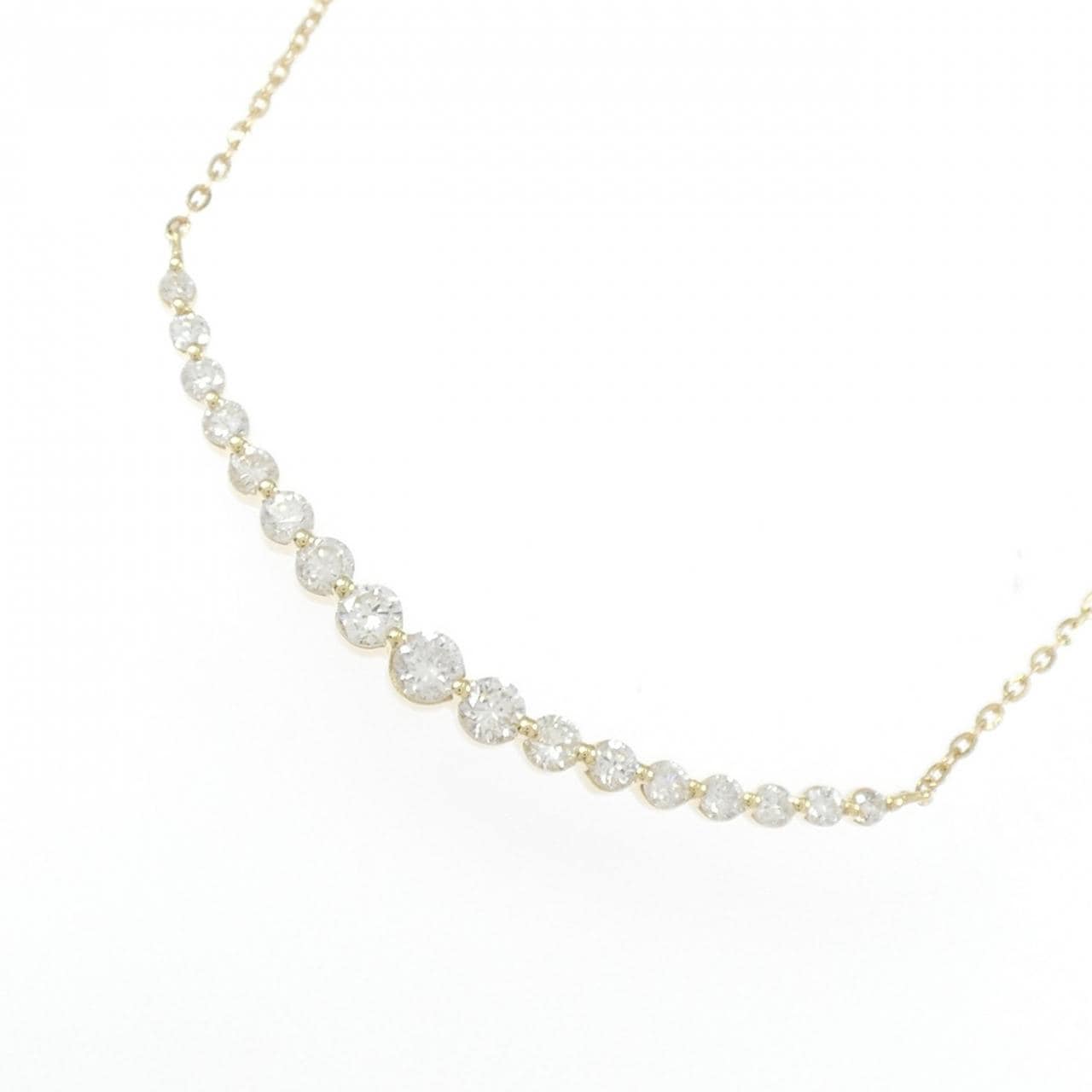 K18YG ダイヤモンド ネックレス 0.50CT
