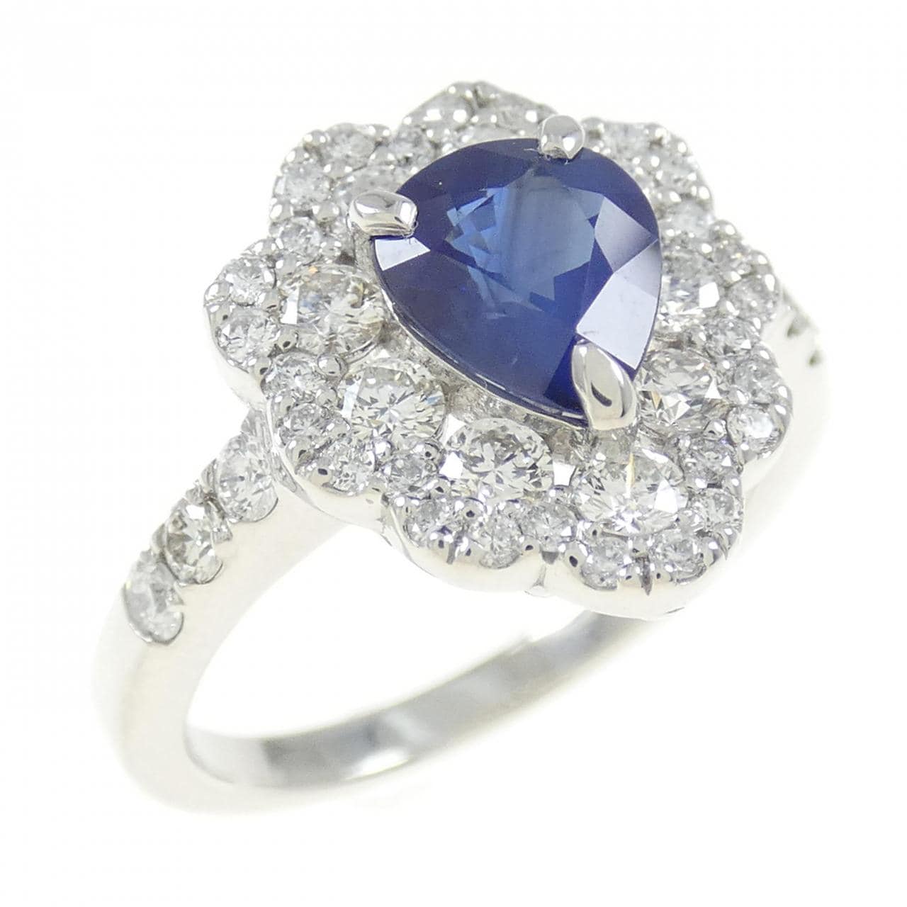 【新品】PT サファイヤ リング 1.190CT