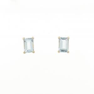 【新品】K18YG ブルートパーズ ピアス