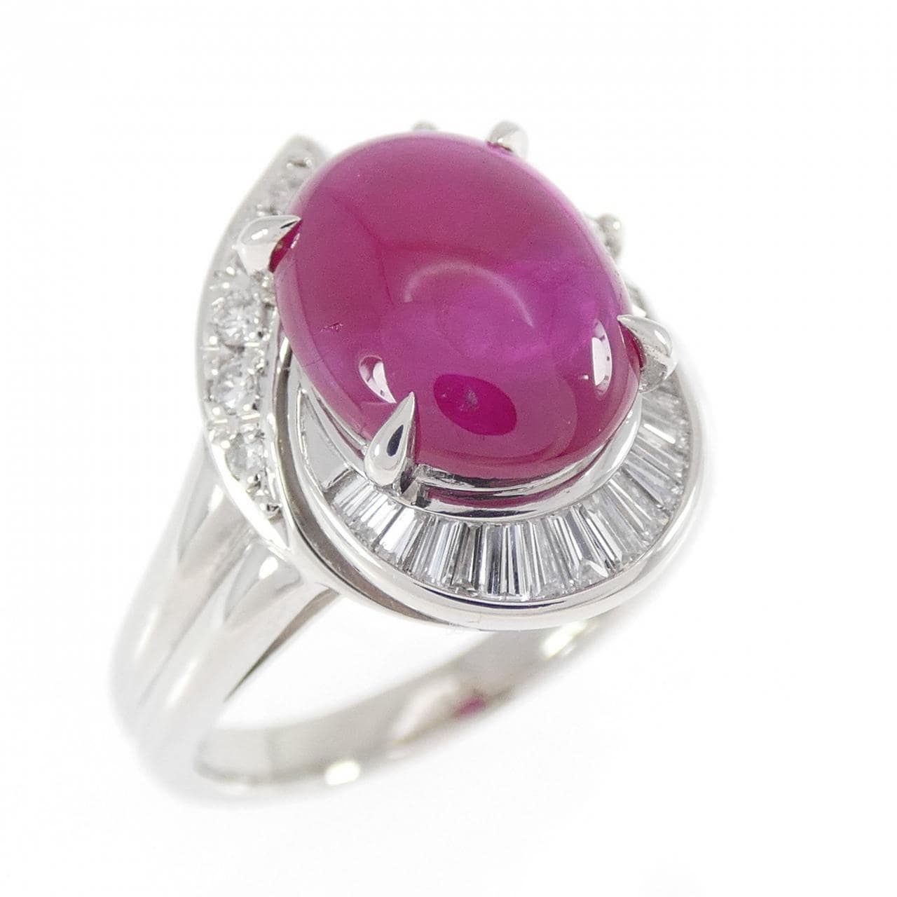 PT900 ルビー リング 3.04CT
