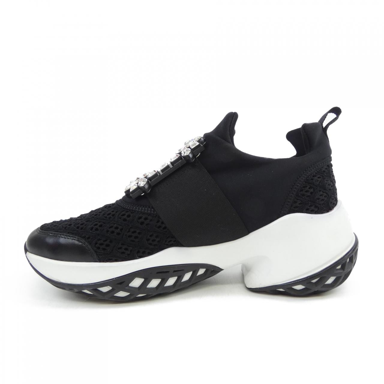 ロジェヴィヴィエ ROGER VIVIER ヴィヴ ラン　ストラスバックル スニーカー