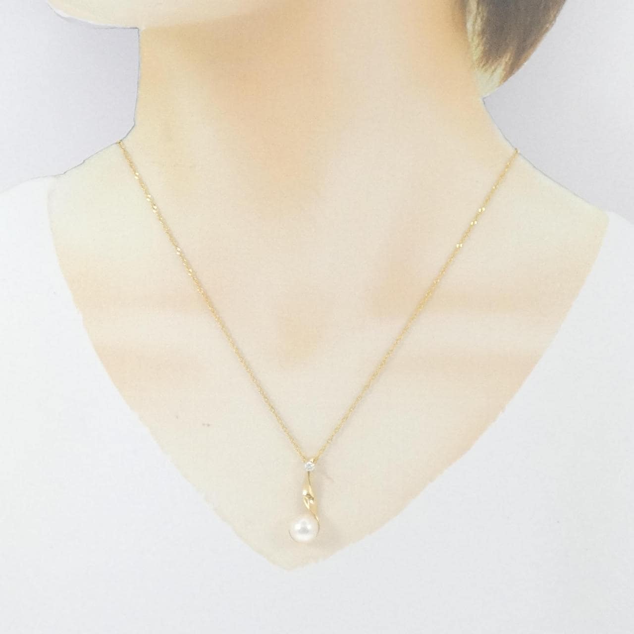 K18YG アコヤパール ネックレス 8.3mm