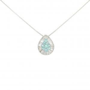 PT950/PT850 トルマリン ネックレス 0.35CT