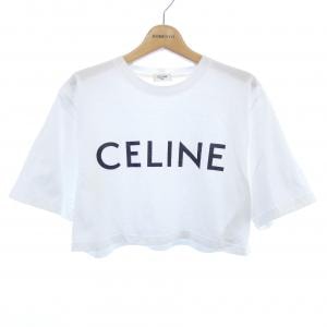 セリーヌ CELINE CELINEプリント クロップドTシャツ 2X761671Q Tシャツ