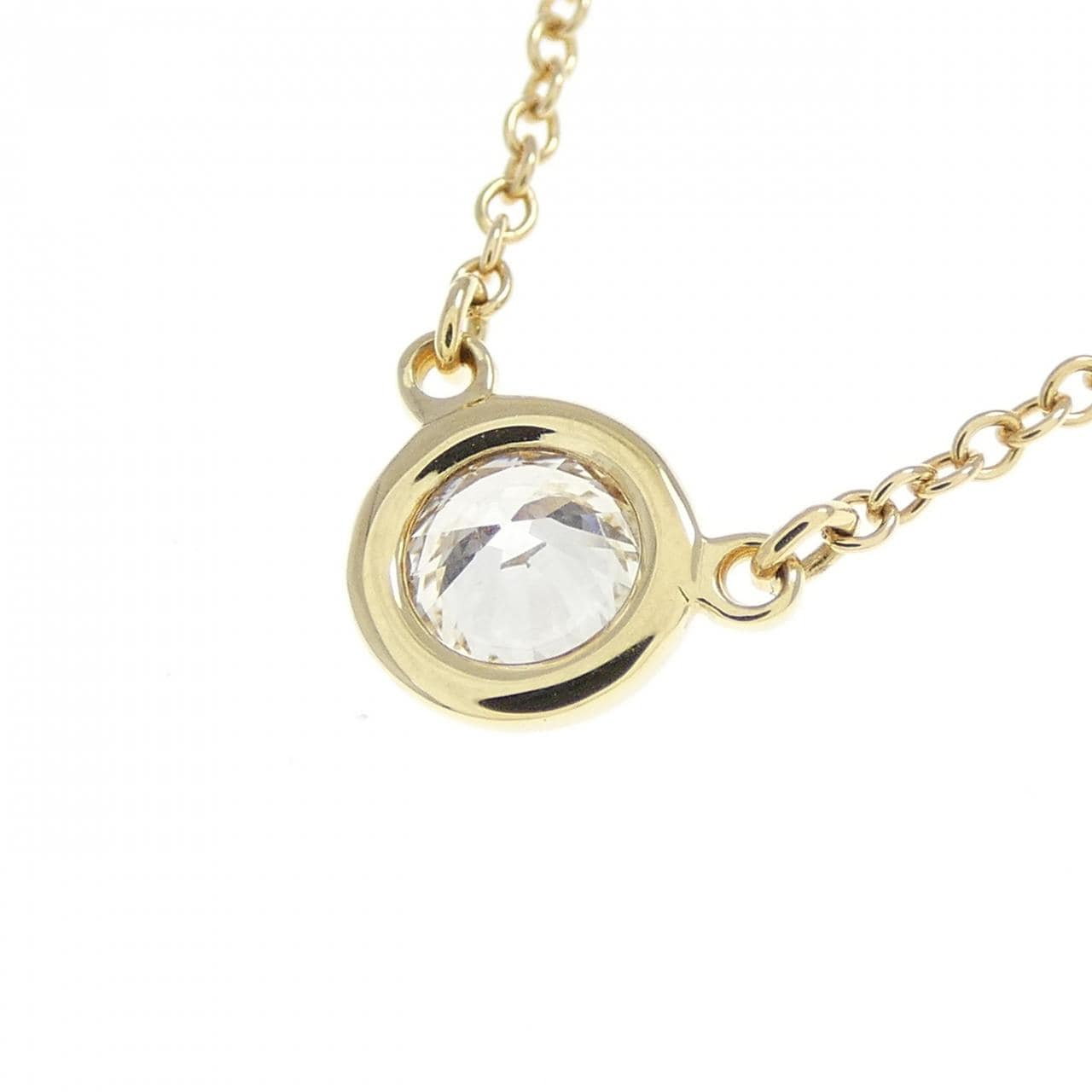 ティファニー バイザヤード ネックレス 0.28CT G VVS2 EXT