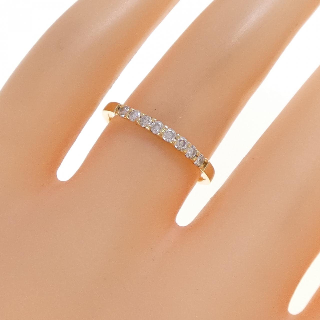 K18YG ダイヤモンド リング 0.20CT