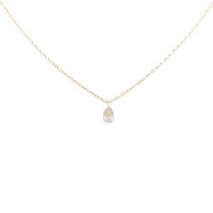 アガット ダイヤモンド ネックレス 0.1CT