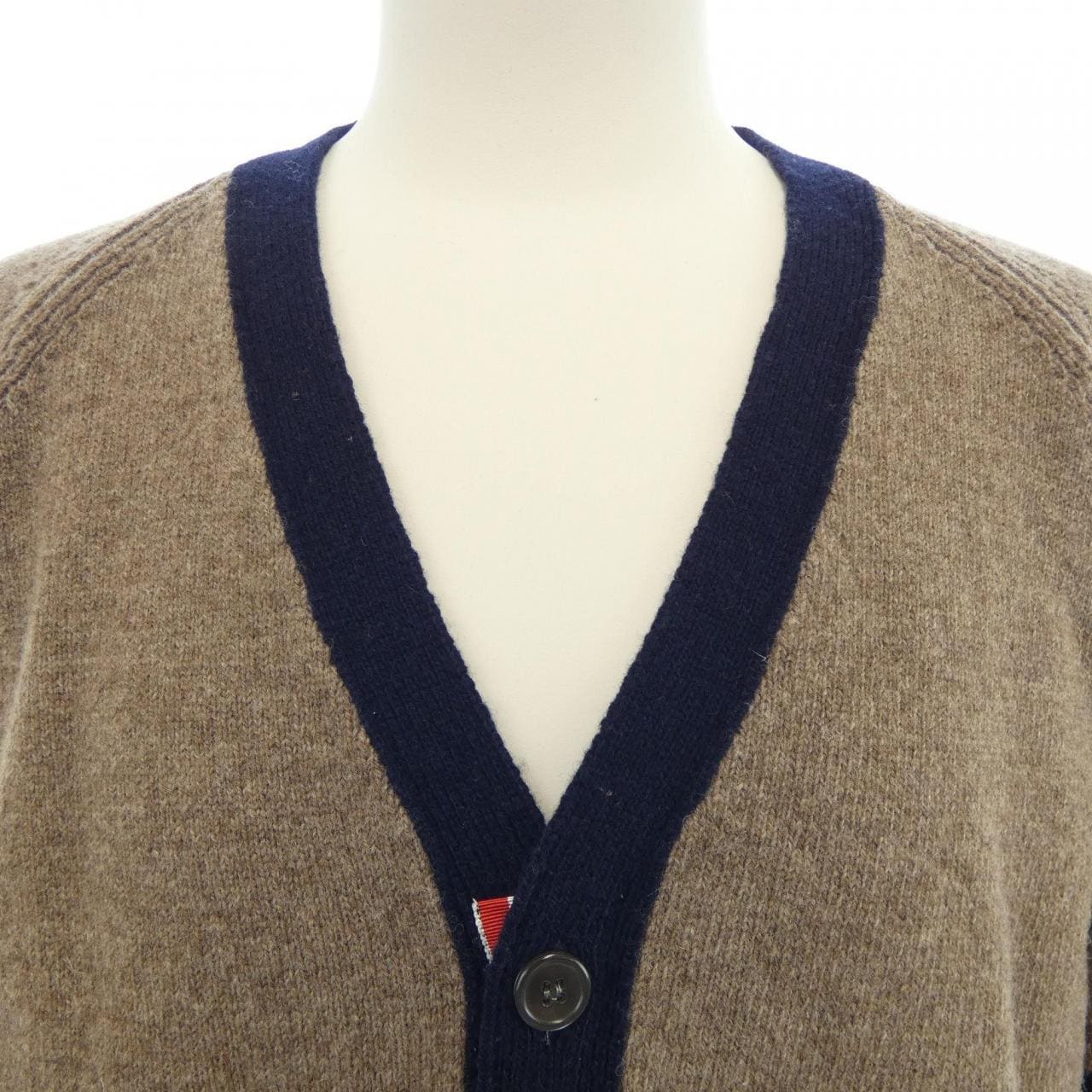 THOM BROWNE MKC485A-Y1026-215 開襟羊毛衫