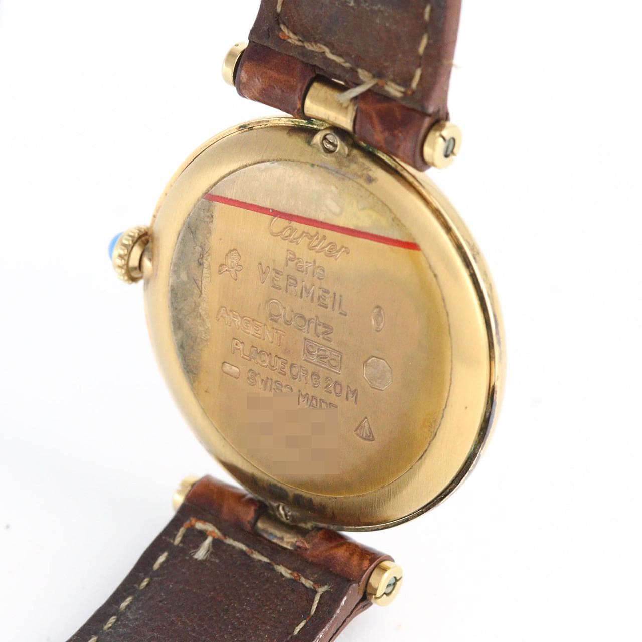 【ノーメンテナンス還元価格】カルティエ マストVLC LM GP GP クォーツ