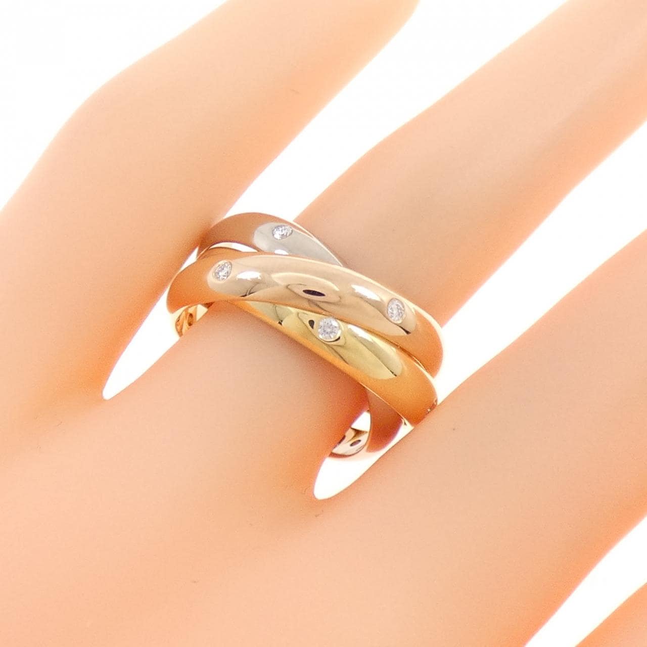 カルティエ トリニティ スター リング