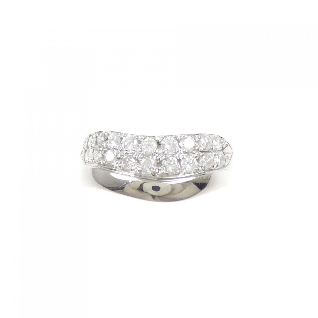 PT850钻石戒指，0.38克拉