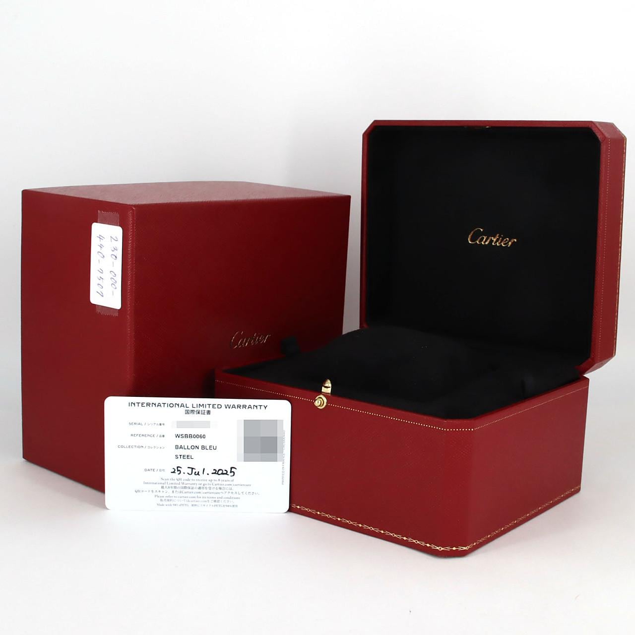 カルティエ バロンブルー WSBB0060 SS 自動巻