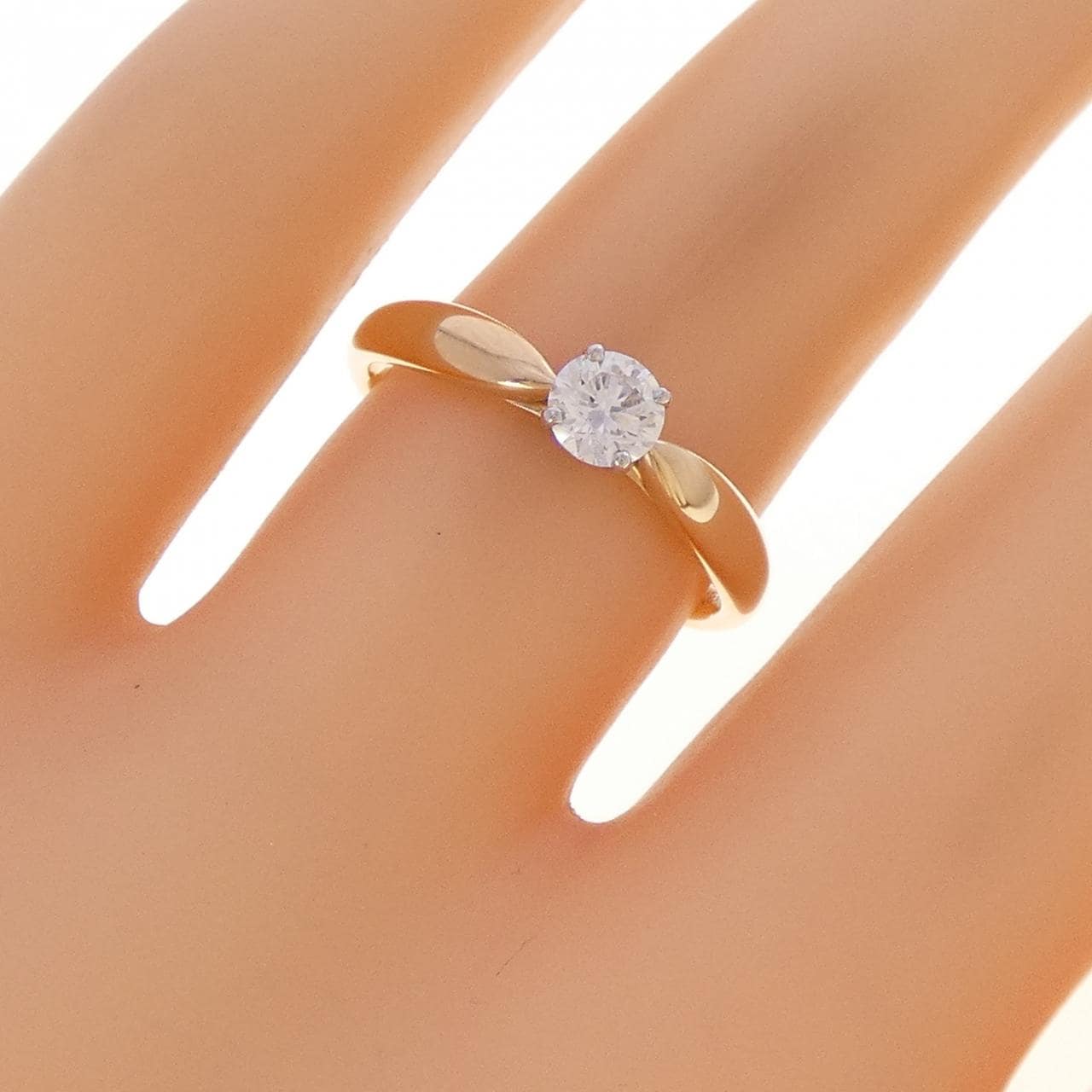 ティファニー ハーモニー リング 0.28CT H VS1 3EXT