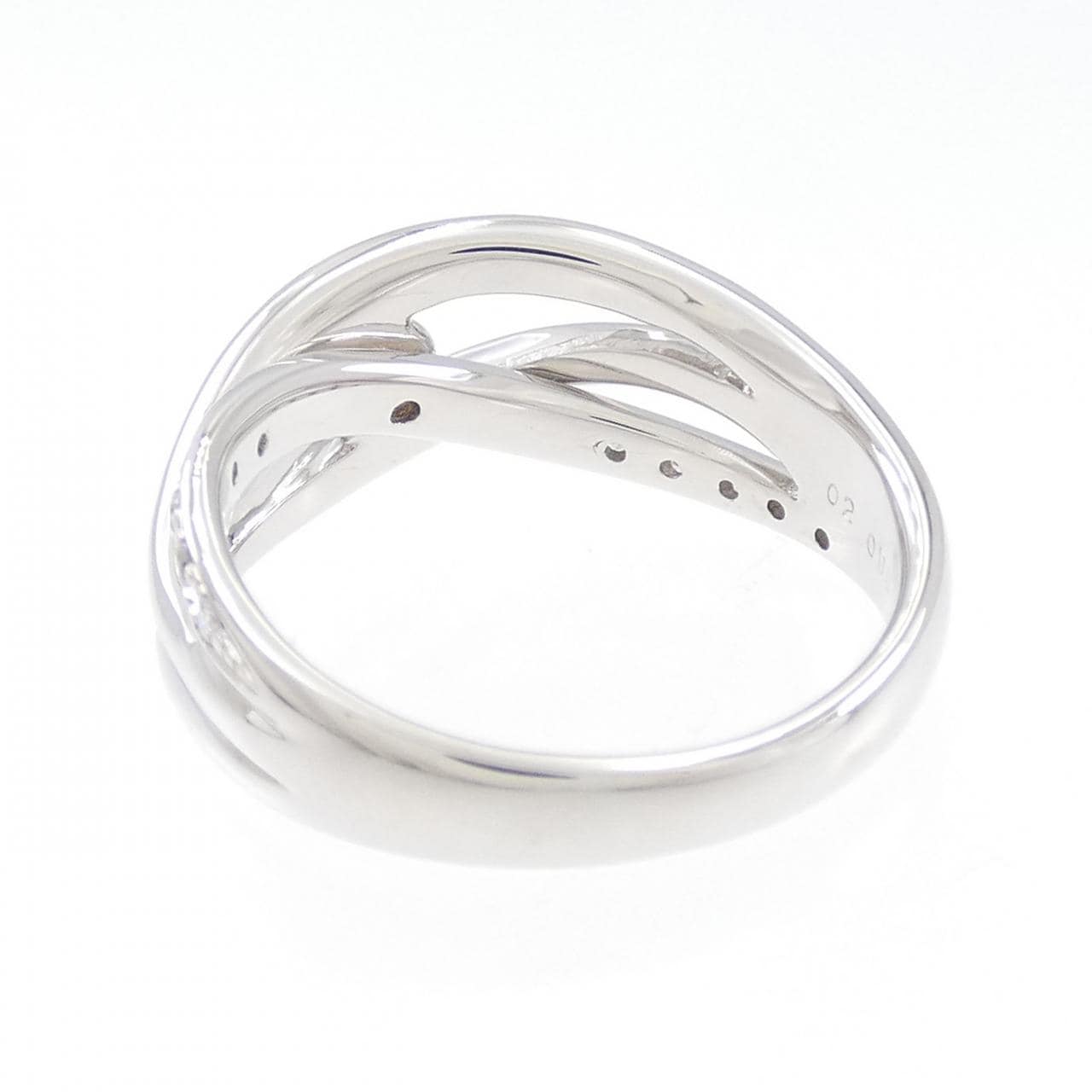 K18WG ダイヤモンド リング 0.20CT