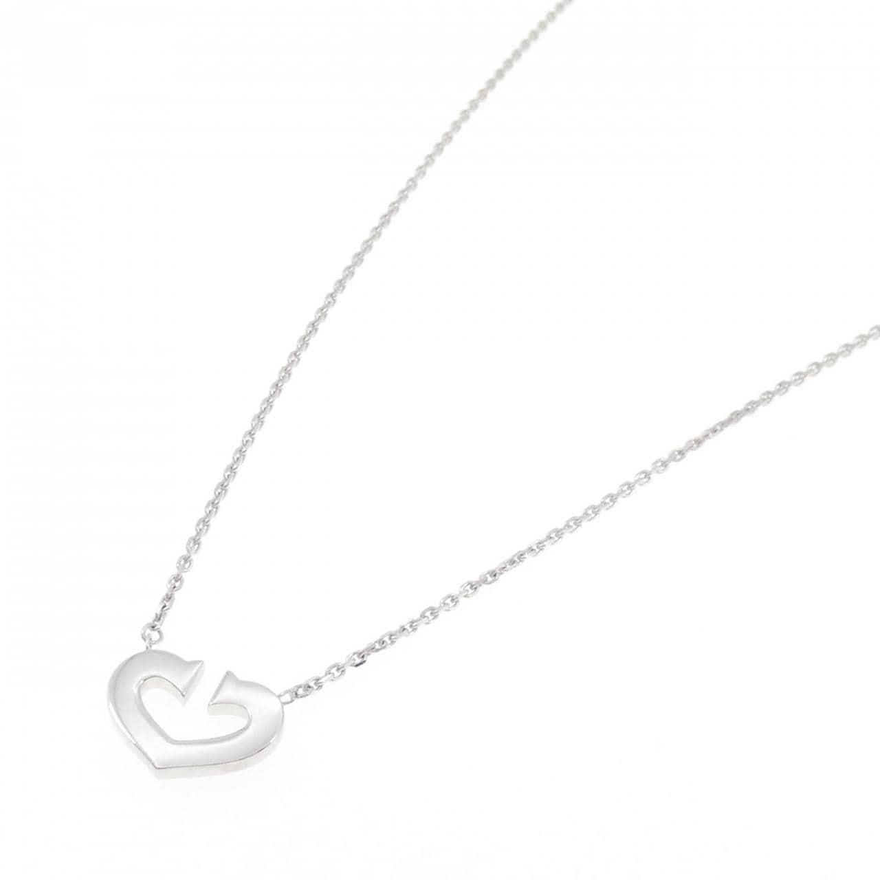 カルティエ Cハート ネックレス