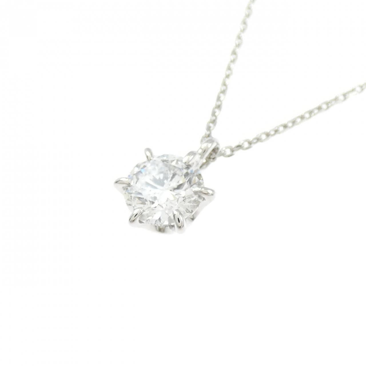 PT900/PT850 ダイヤモンド ネックレス 0.511CT H SI2 Good