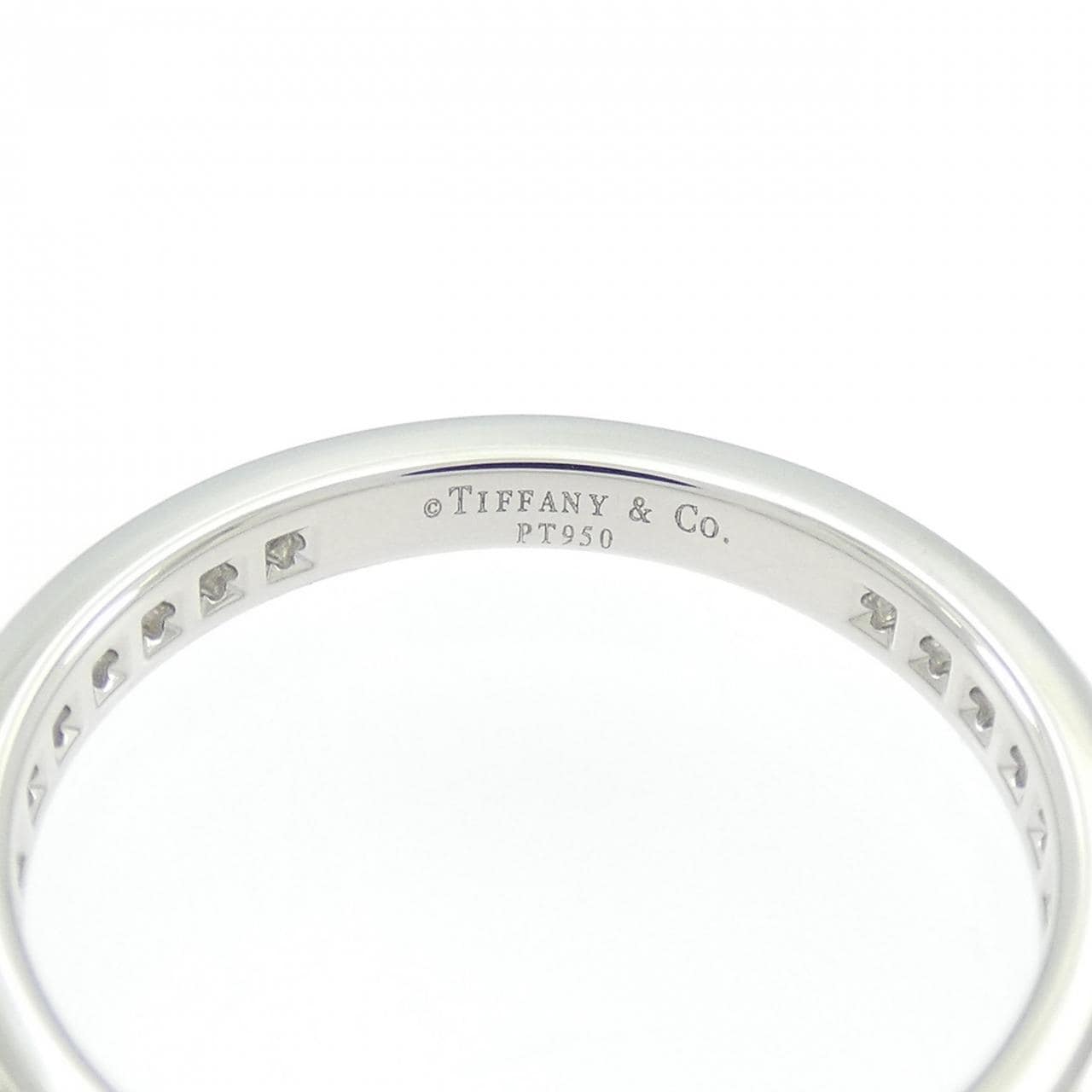 ティファニー フルサークル チャネルセッティング リング
