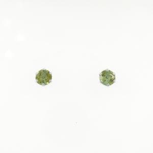 【新品】K18WG トルマリン ピアス