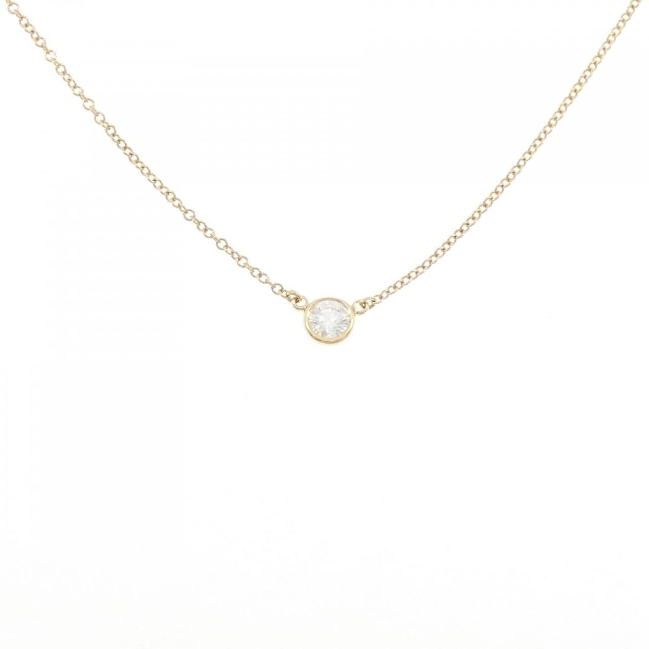 ティファニー バイザヤード ネックレス 0.20CT F VVS1 EXT