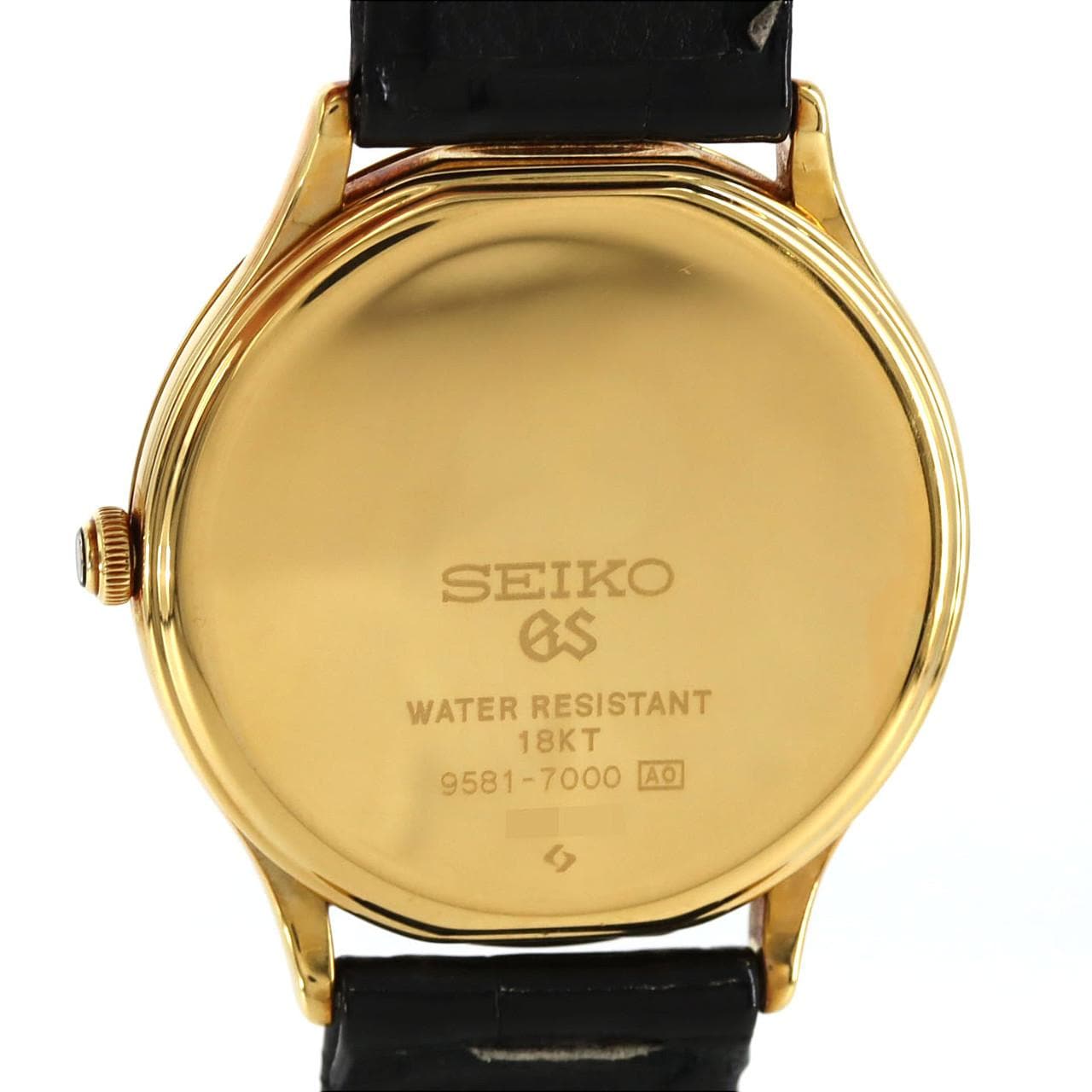 【ノーメンテナンス還元価格】セイコー グランドセイコー･クォーツ YG 9581-7000/SBGS002 YG クォーツ