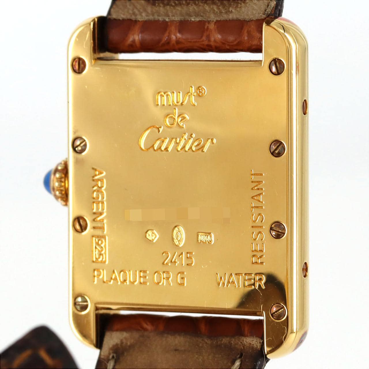 【ノーメンテナンス還元価格】カルティエ マストタンクSM GP W1013654 GP クォーツ