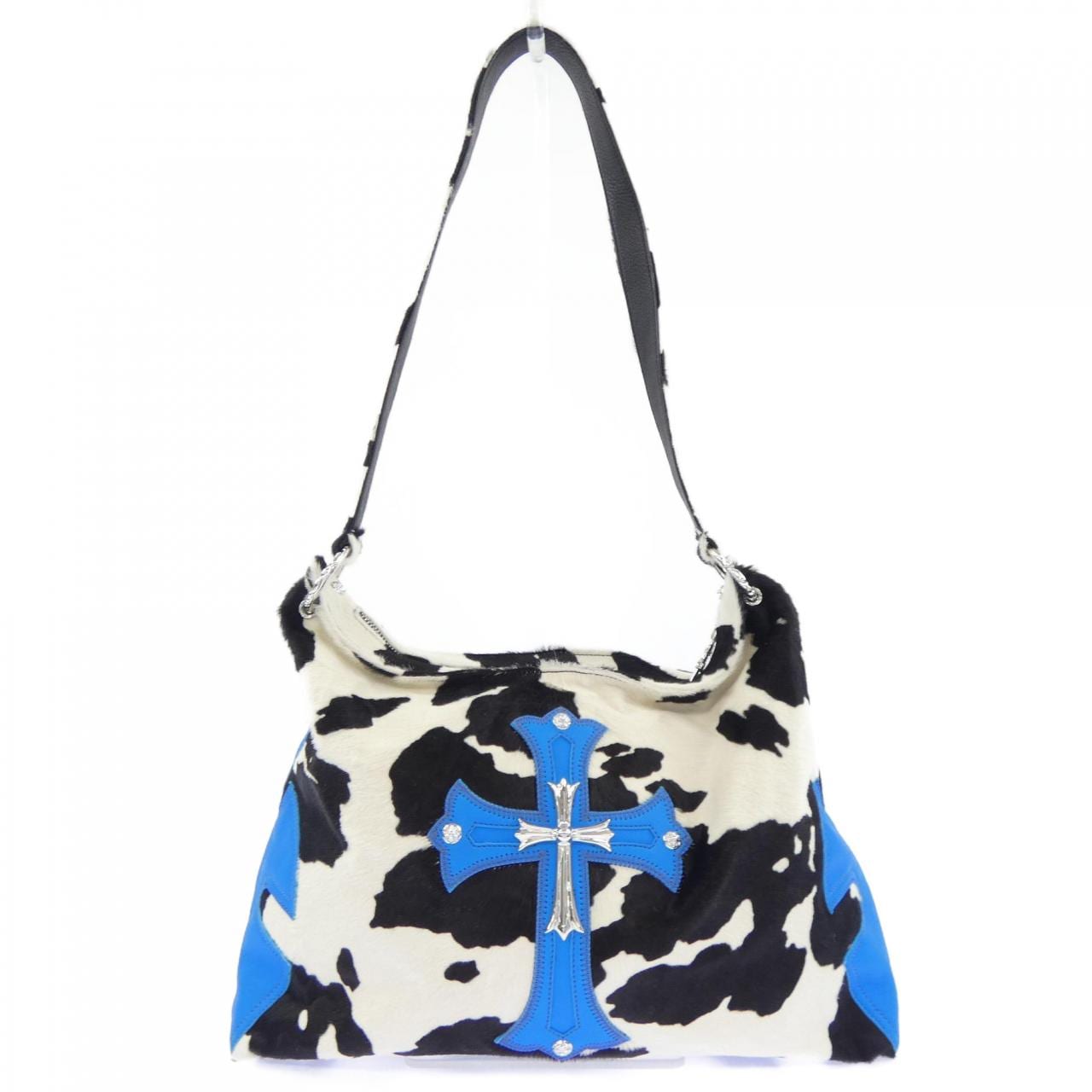 クロムハーツ CHROME HEARTS LITLLE LYON ハラコ ラージクロス BAG