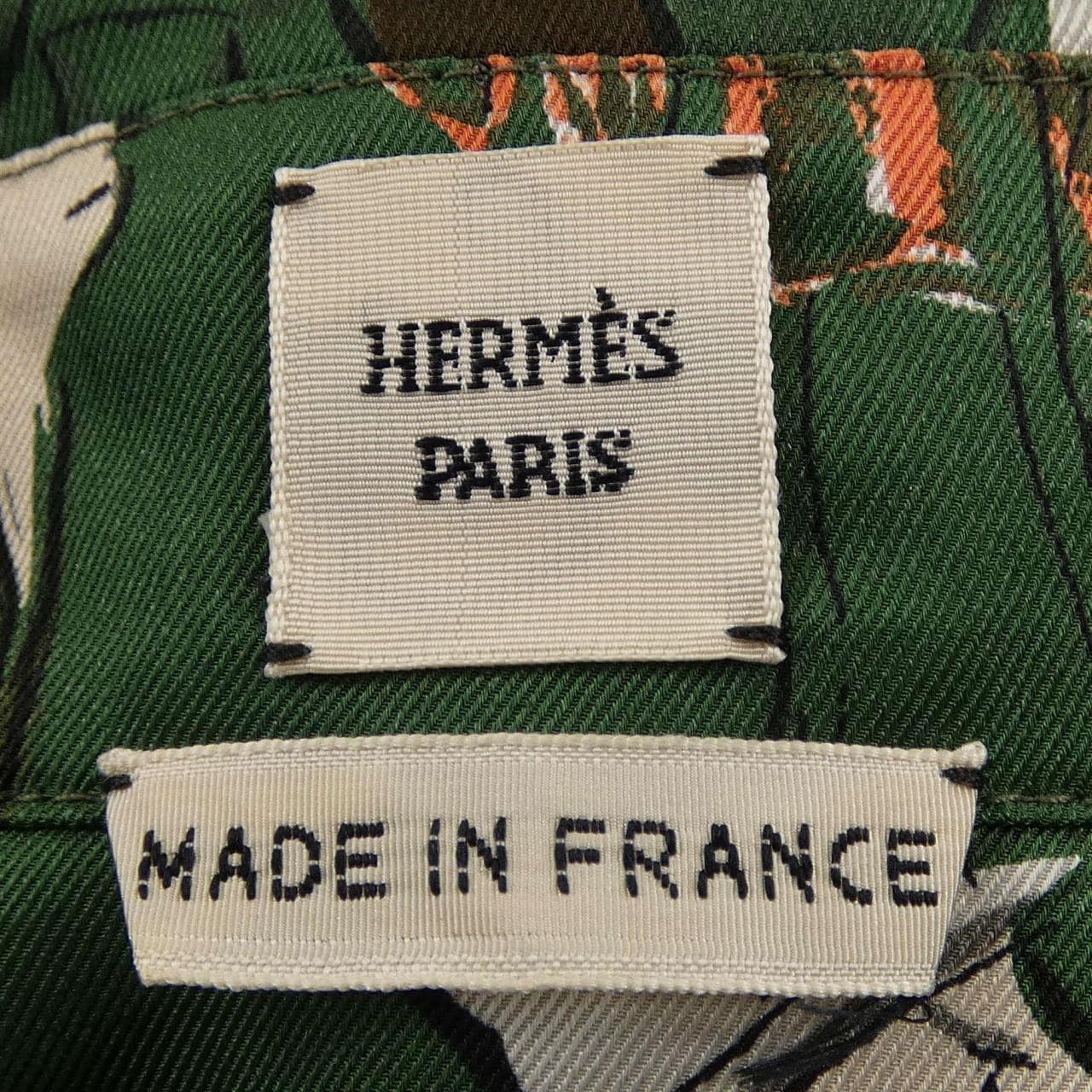 エルメス HERMES CLERC sh200 ツイルレーヌ シャツ