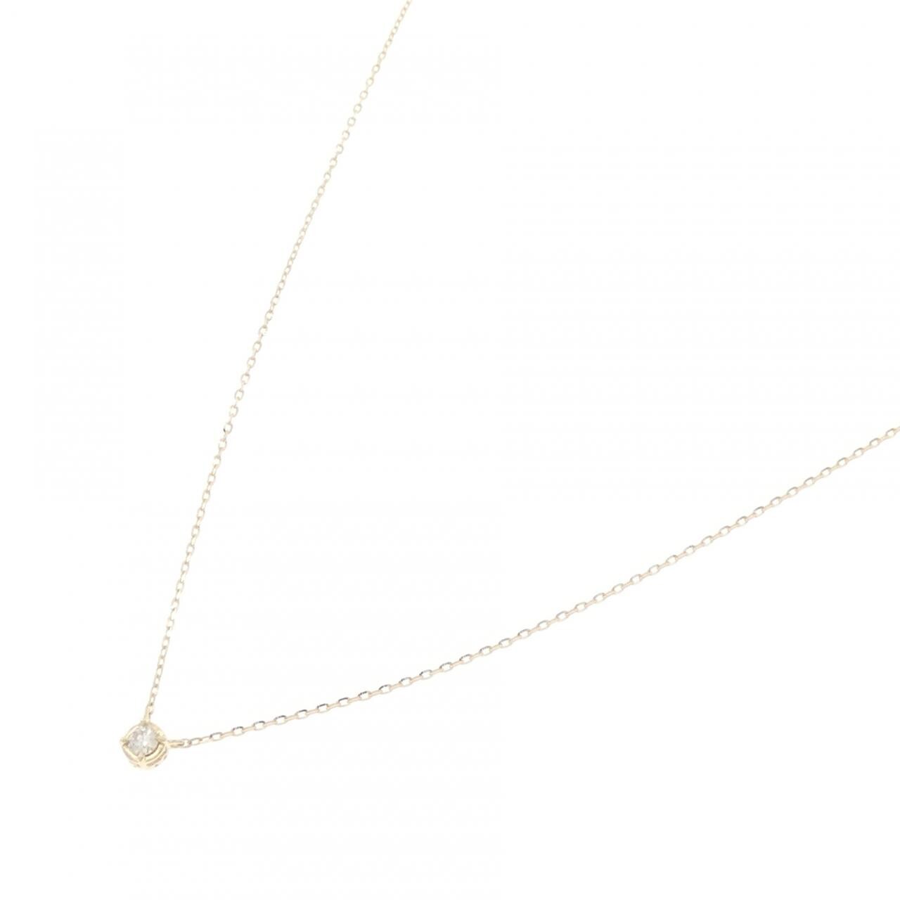 アガット ダイヤモンド ネックレス 0.03CT