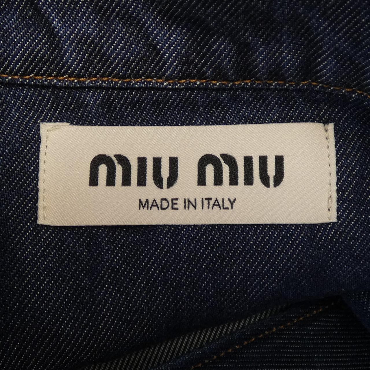MIU MIU MIU GWC105 S232 1295 denim jacket