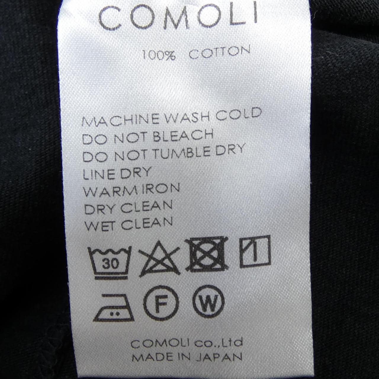 コモリ COMOLI Q03-05002 Tシャツ