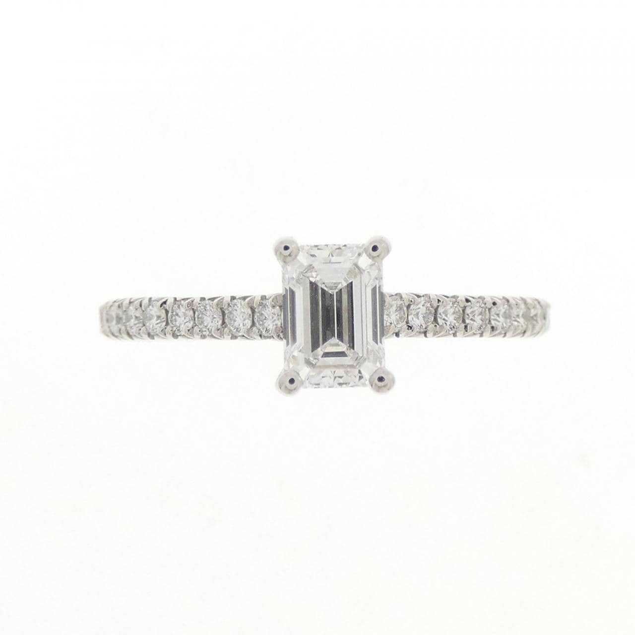 ティファニー ノヴォ リング 0.41CT E VVS1 エメラルドカット
