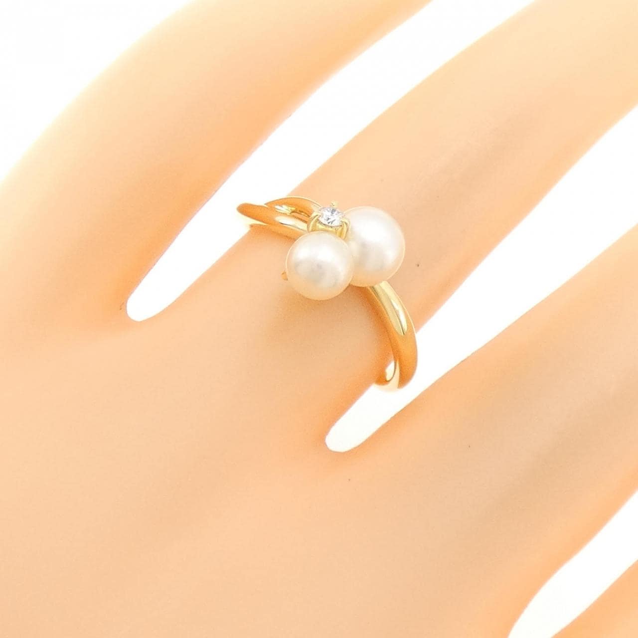 ギンザ タナカ アコヤパール リング