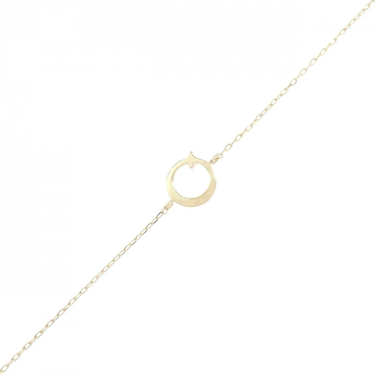 K10YG ダイヤモンド ブレスレット 0.01CT