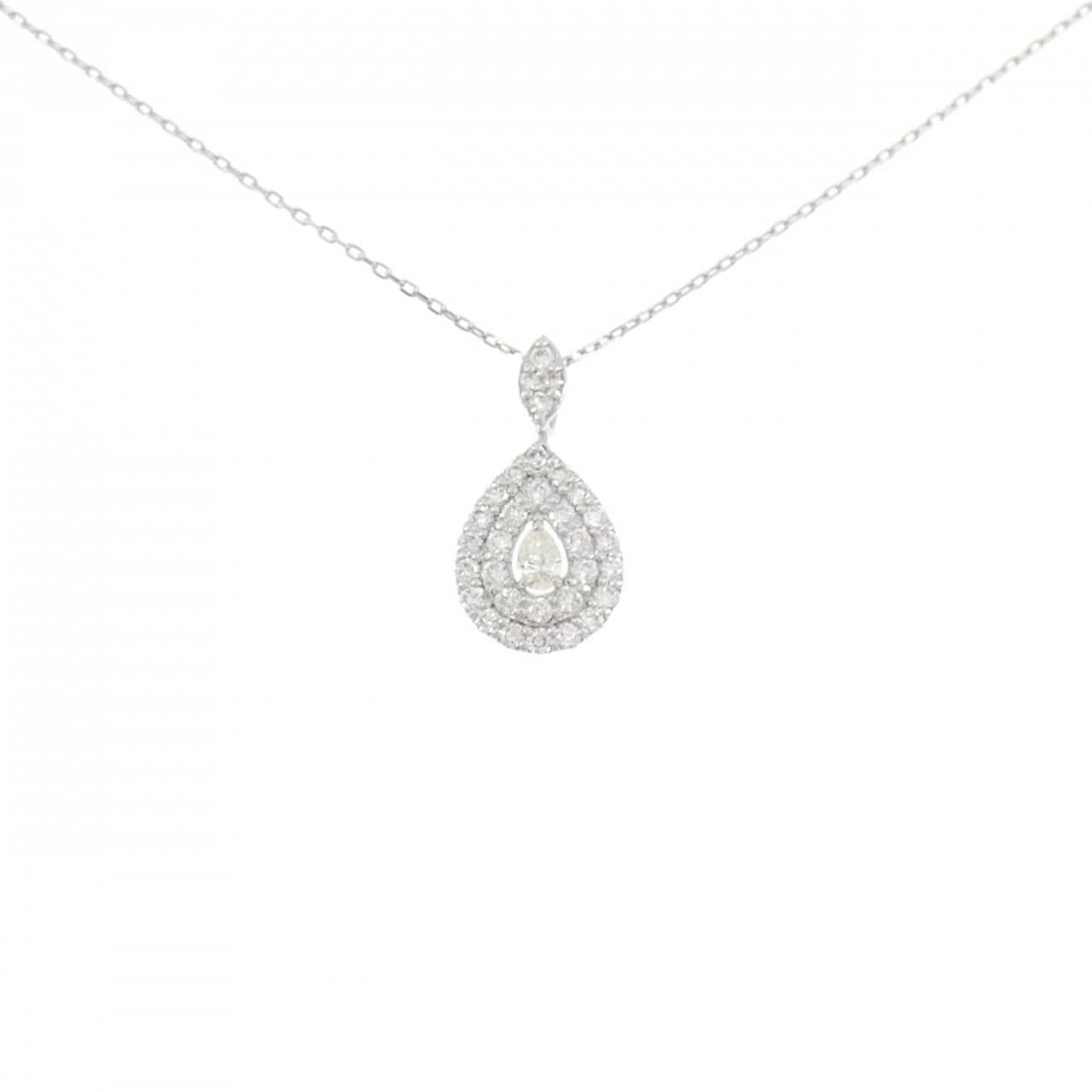 【新品】PT900/PT850 ダイヤモンド ネックレス 0.25CT