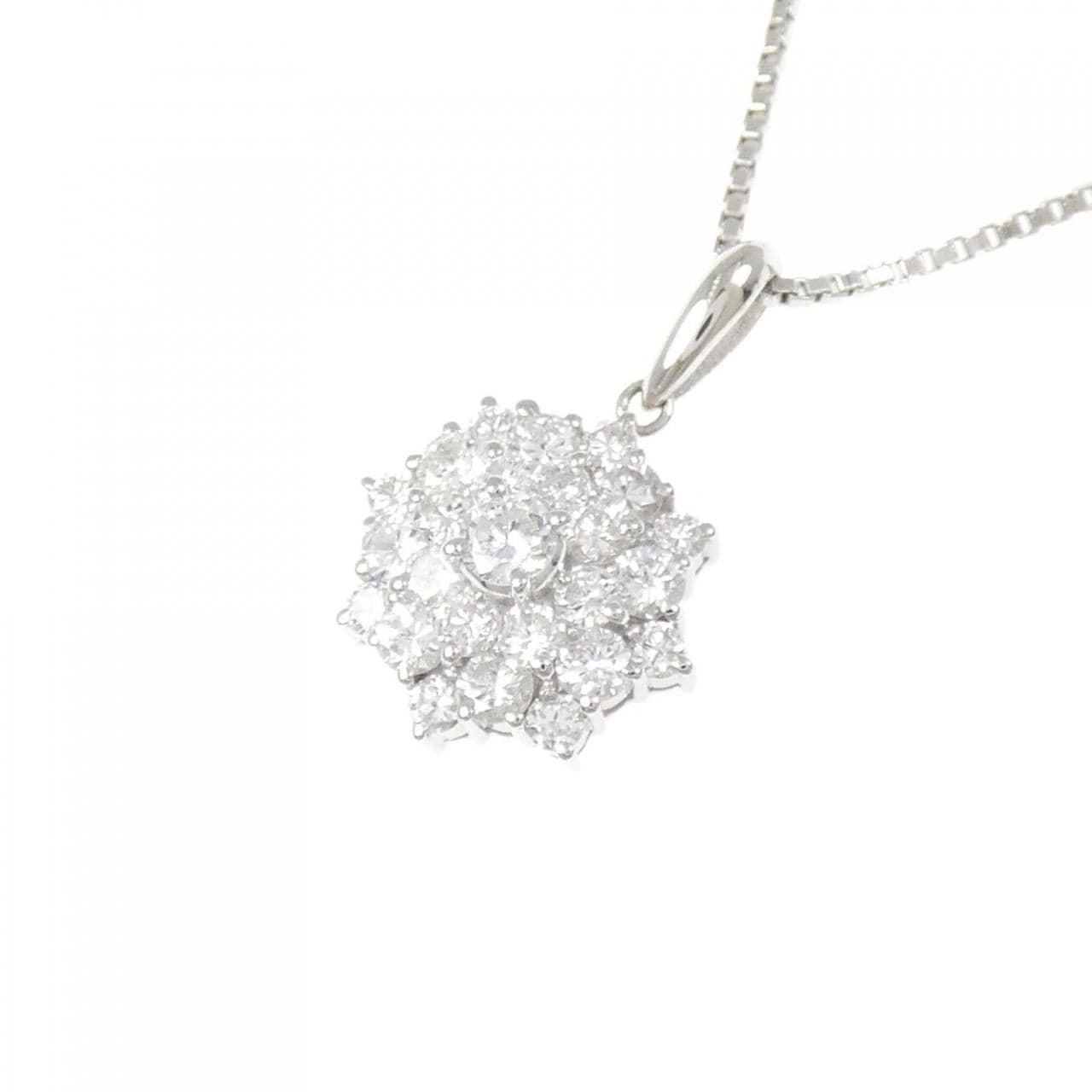 PT900/PT850 ダイヤモンド ネックレス 1.13CT