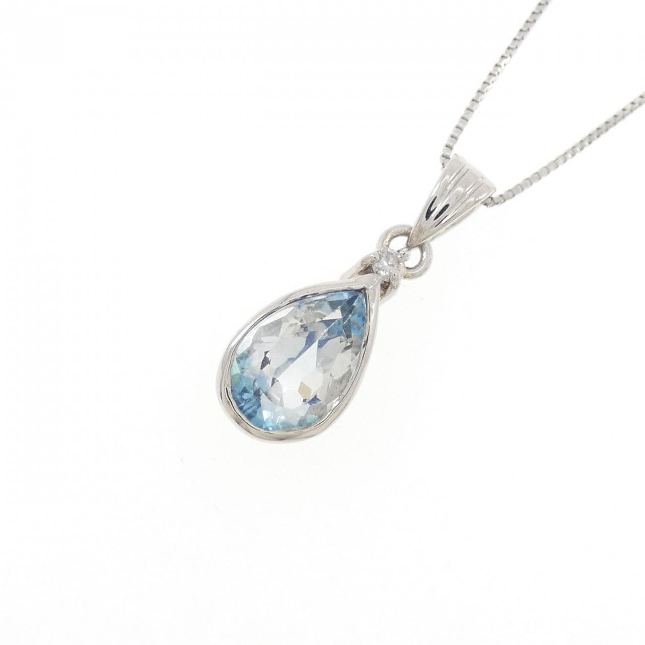 PT900/PT850 アクアマリン ネックレス 1.19CT