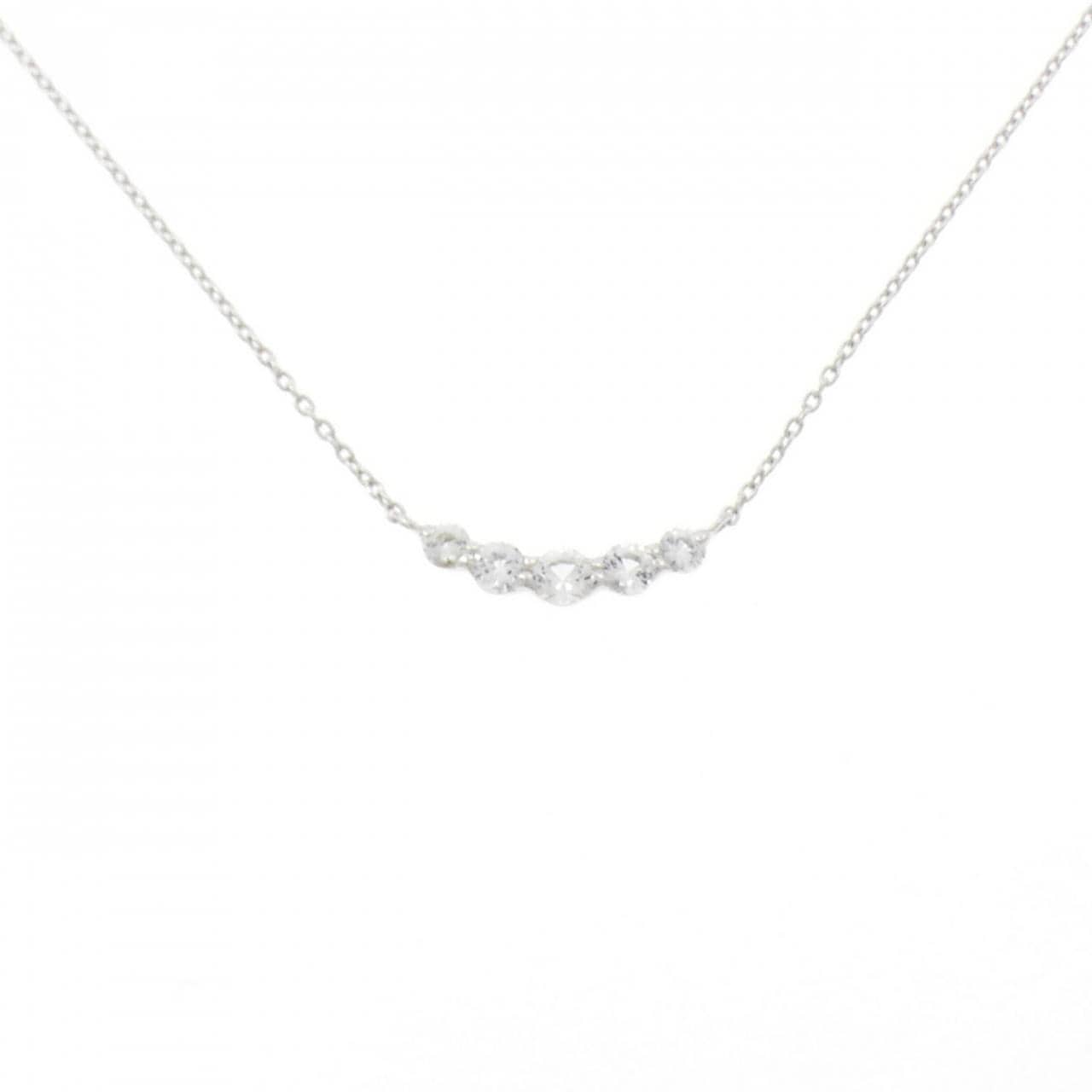 STAR JEWELRY白色托帕石項鍊