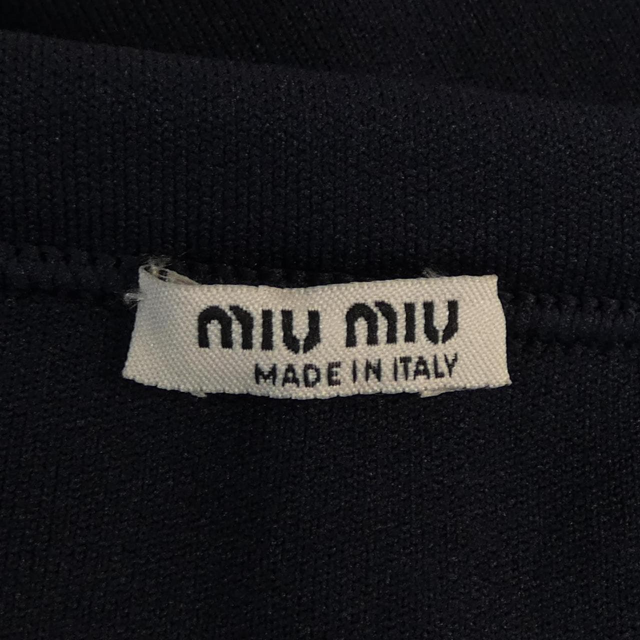 ミュウミュウ MIU MIU ナイロンミニスカート MMG505 S000 14SJ スカート