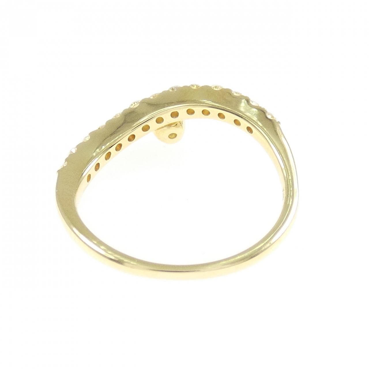 K18YG ダイヤモンド リング 0.35CT