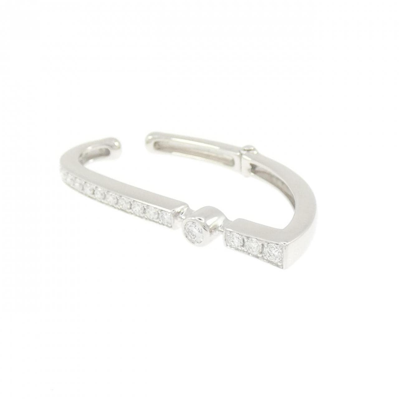 ジュネ ダイヤモンド イヤーカフ 0.31CT 片耳