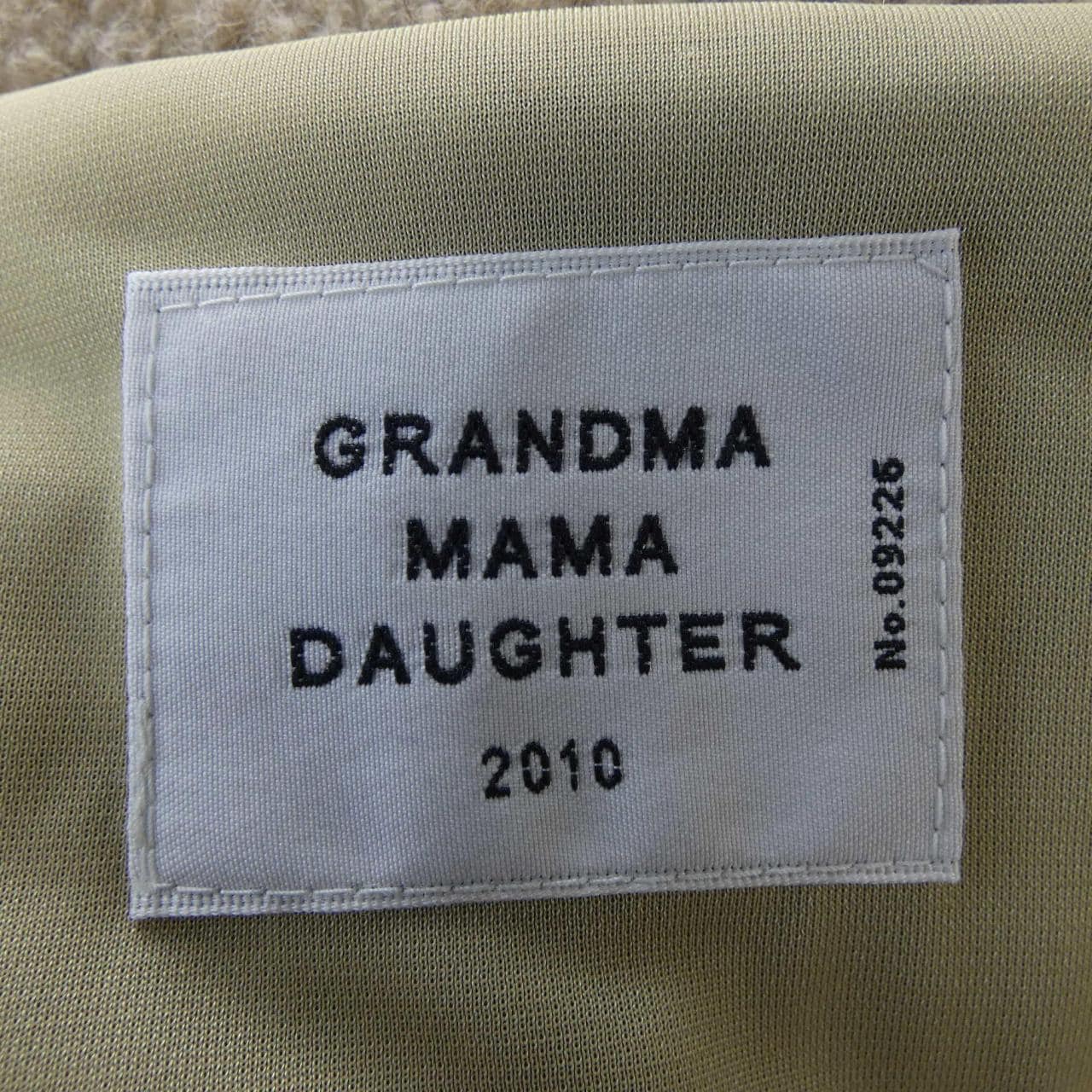 グランマママドーター GRANDMA MAMA DAUGHTE ブルゾン